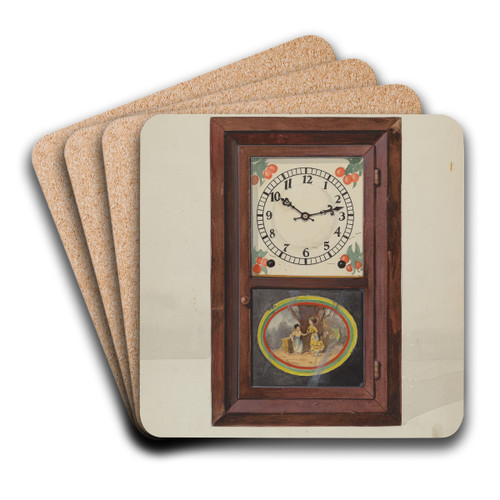 Clock, Seth Thomas by Dana Bartlett Art Drink Coaster set