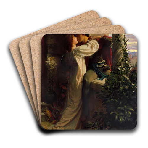 Romeo and Juliet by Frank Dicksee Art Drink Coaster set