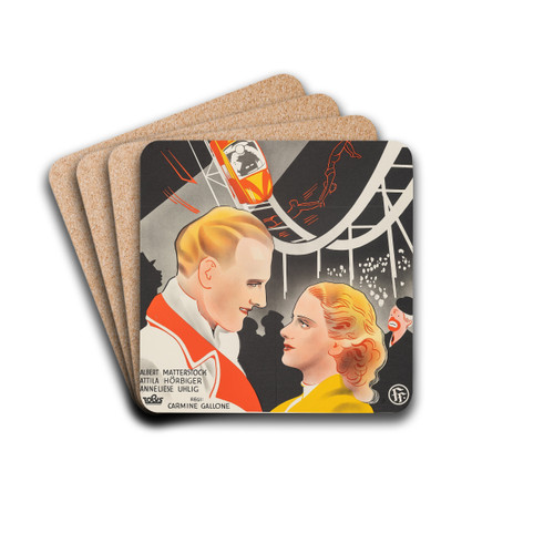 Manege by Eric Rohman Drink Coasters - set of 4 Manege by Eric Rohman Drink Coasters - set of 4