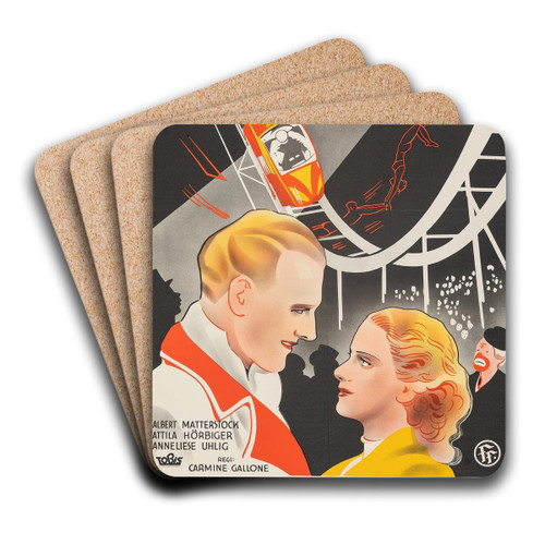 Manege by Eric Rohman Art Drink Coaster set Manege by Eric Rohman Art Drink Coaster set