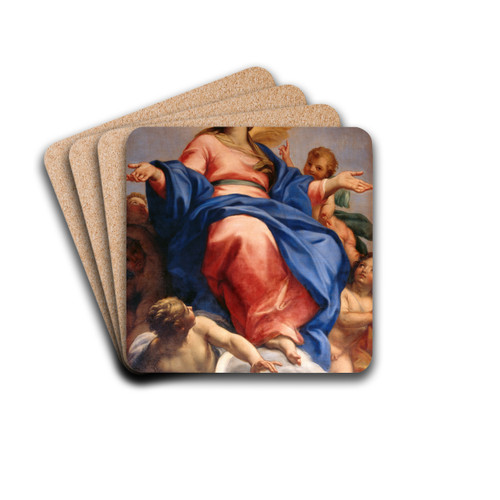 Immaculate conception by Carlo Maratti Drink Coasters - set of 4