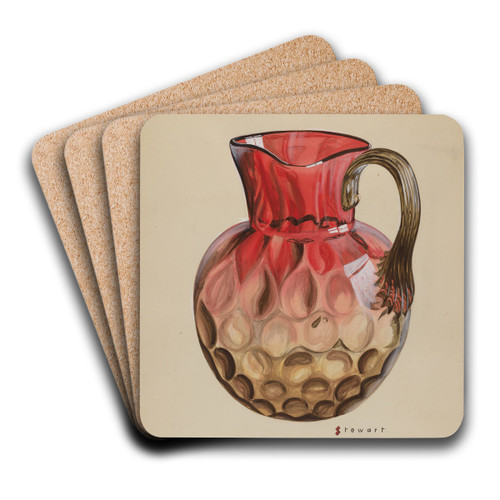 Pitcher by Robert Stewart Art Drink Coaster set Pitcher by Robert Stewart Art Drink Coaster set