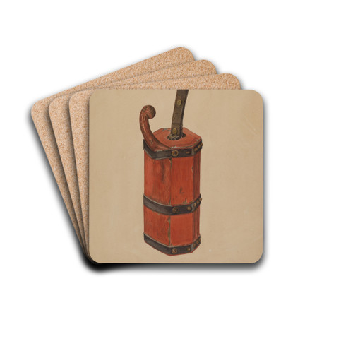 Lumberman's First Aid Kit by George Roehl Drink Coasters - set of 4