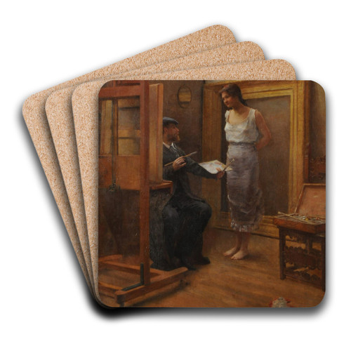 In the workshop by Eduardo Svori Art Drink Coaster set