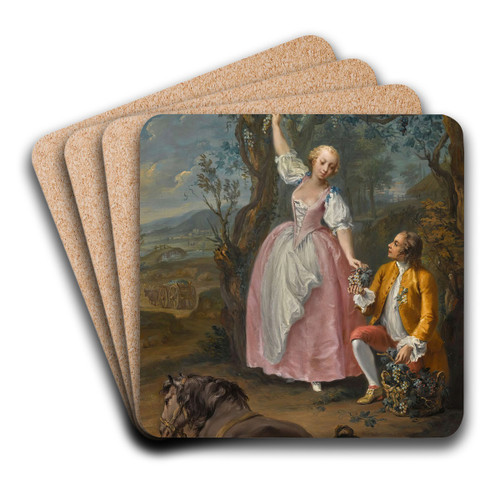 Autumn by Charles-Joseph Flipart Art Drink Coaster set