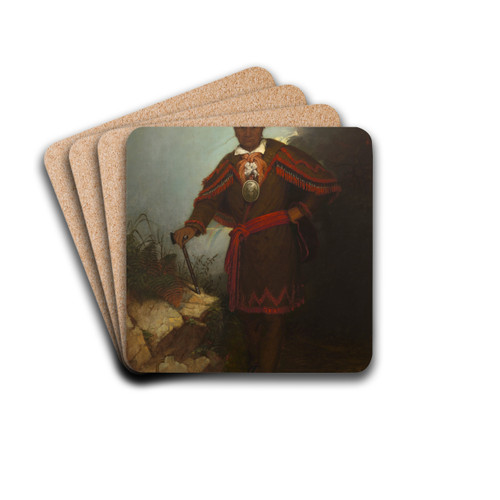 Red Jacket (Sagoyewatha) by Thomas Hicks Drink Coasters - set of 4