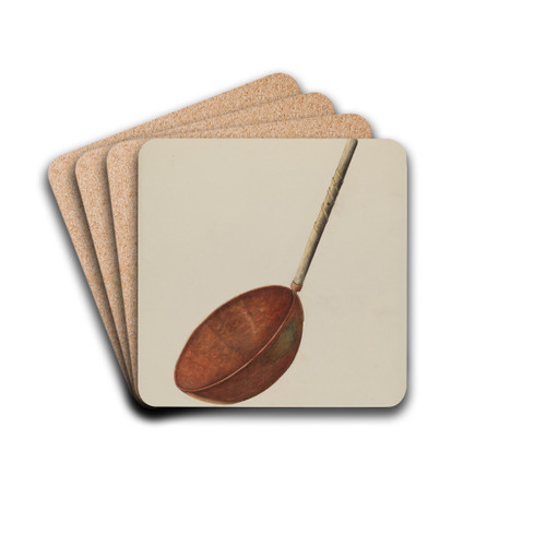 Sugar Dipper by Annie B. Johnston Drink Coasters - set of 4 Sugar Dipper by Annie B. Johnston Drink Coasters - set of 4