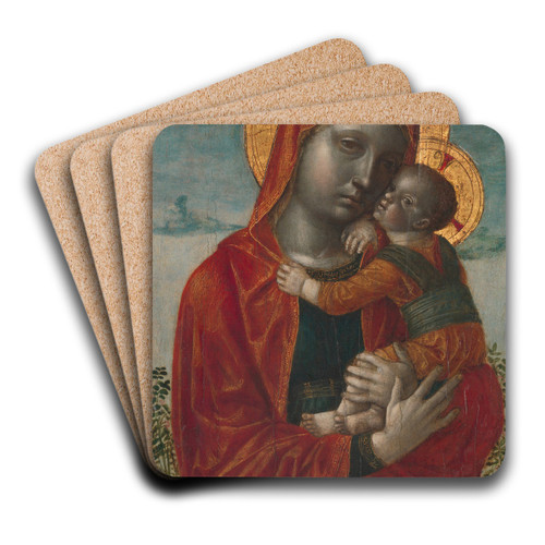 Madonna and Child by Vincenzo Foppa Art Drink Coaster set