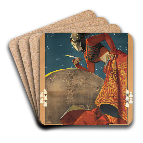 La Tribuna by Giovanni Mataloni Art Drink Coaster set