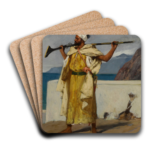 The Guard by Jean-Joseph-Benjamin Constant Art Drink Coaster set