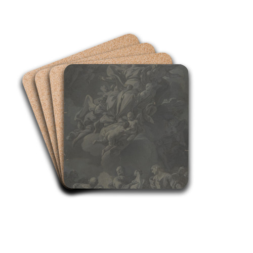 The Assumption of the Virgin by Francesco Narice Drink Coasters - set of 4