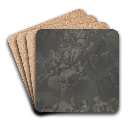 The Assumption of the Virgin by Francesco Narice Art Drink Coaster set
