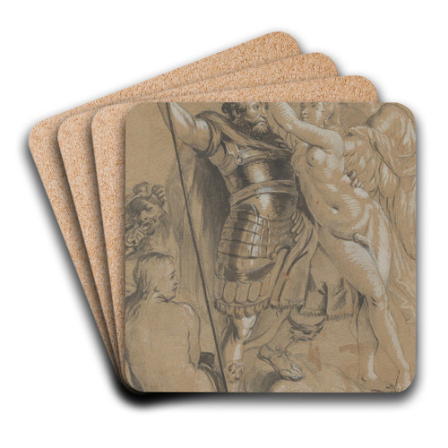 Crowning ofMars by Peter Paul Rubens Art Drink Coaster set Crowning ofMars by Peter Paul Rubens Art Drink Coaster set