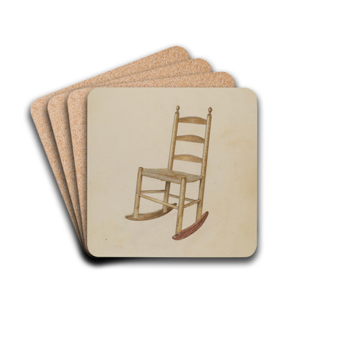 Chair by Henry Tomaszewski Drink Coasters - set of 4
