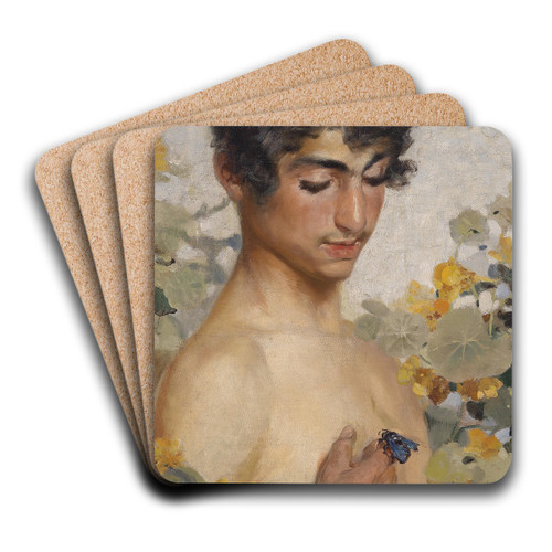 Die Hummel by Sebastian Lucius Art Drink Coaster set Die Hummel by Sebastian Lucius Art Drink Coaster set