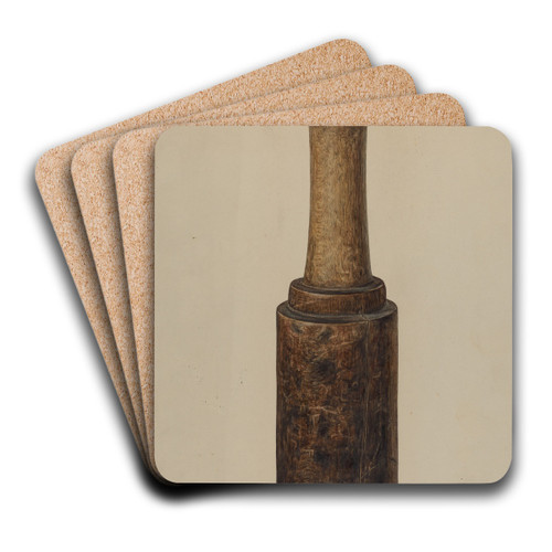 Grape Crusher by Clarence Secor Art Drink Coaster set Grape Crusher by Clarence Secor Art Drink Coaster set