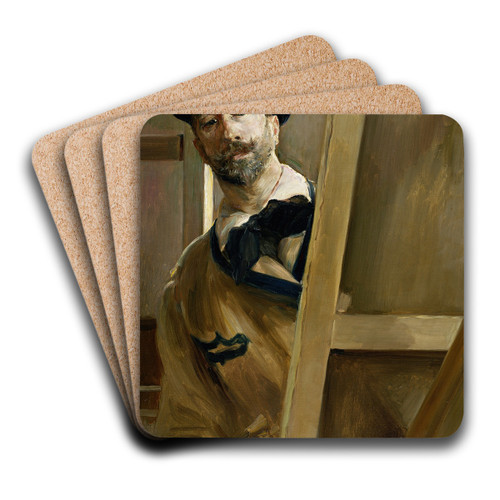 Self-Portrait by Jos Villegas Cordero Art Drink Coaster set