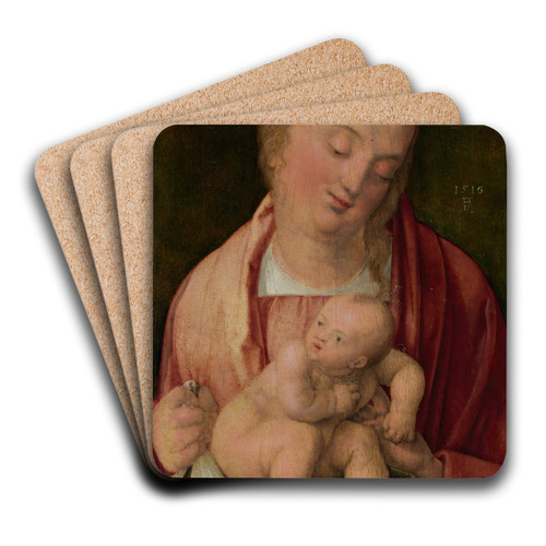Virgin and Child by Albrecht Drer Art Drink Coaster set