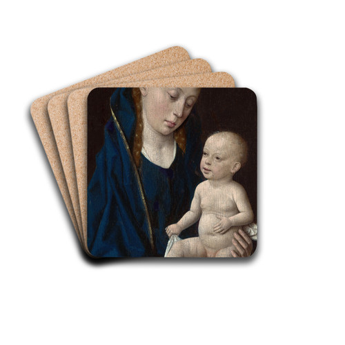 Madonna and Child by Dieric Bouts Drink Coasters - set of 4
