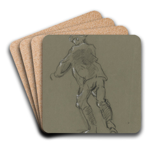 Ice skater by Philipp Rumpf Art Drink Coaster set