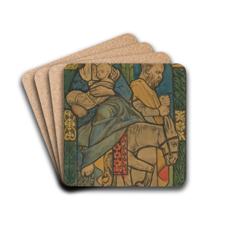 Ucieczka do Egiptu by Stanisaw Wyspiaski Drink Coasters - set of 4