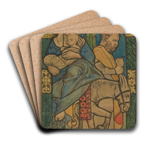 Ucieczka do Egiptu by Stanisaw Wyspiaski Art Drink Coaster set
