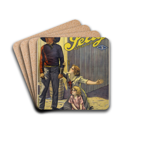 The Mexican a courageous revenge. by Goes Litho. Co. Drink Coasters - set of 4