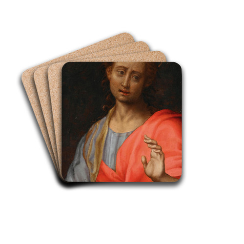 Saint John the Evangelist by Circle of Jacopo Carucci, called Pontormo Drink Coasters - set of 4