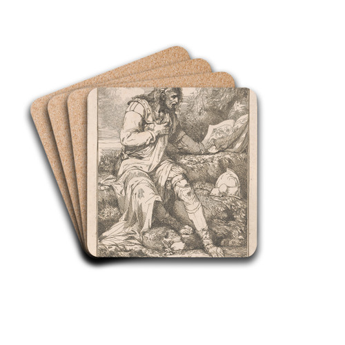 Salvator Rosa by John Hamilton Mortimer Drink Coasters - set of 4