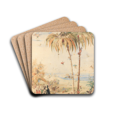 The enchanted fairy tree, or a fantasy based on The Tempest by William Shakespeare by Richard Doyle Drink Coasters - set of 4 The enchanted fairy tree, or a fantasy based on The Tempest by William Shakespeare by Richard Doyle Drink Coasters - set of 4
