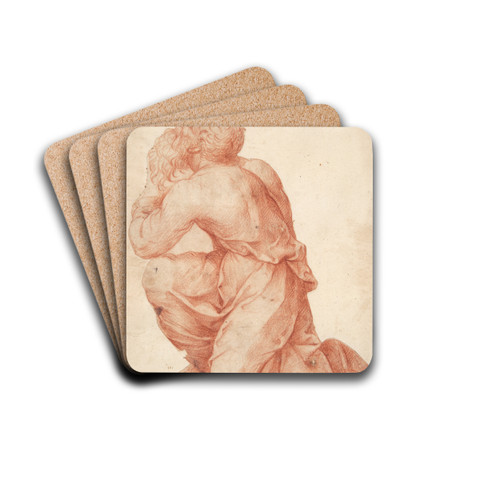 KneelingMan by Domenico Beccafumi Drink Coasters - set of 4