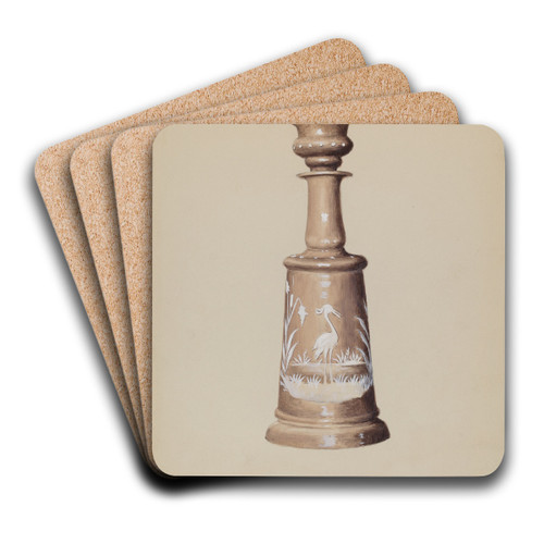 Scent Bottle with Stopper by Charles Moss Art Drink Coaster set Scent Bottle with Stopper by Charles Moss Art Drink Coaster set