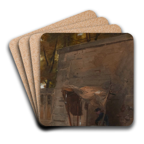 Soldat, 30 juin 1871. by Isidore Pils Art Drink Coaster set Soldat, 30 juin 1871. by Isidore Pils Art Drink Coaster set