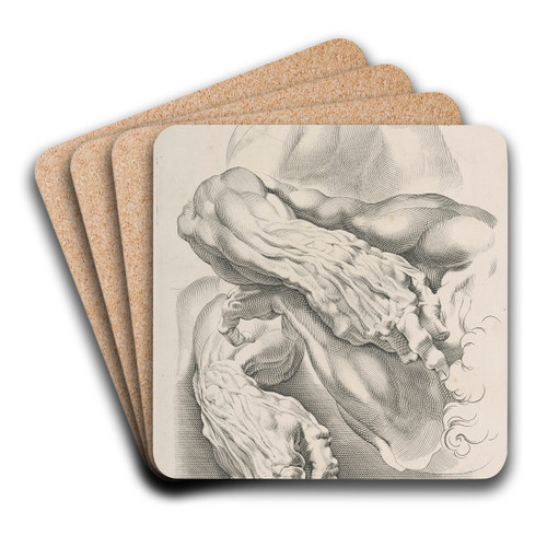 Muscles by Peter Paul Rubens Art Drink Coaster set