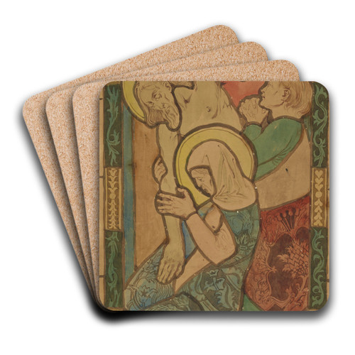 Zdjcie z krzya by Stanisaw Wyspiaski Art Drink Coaster set