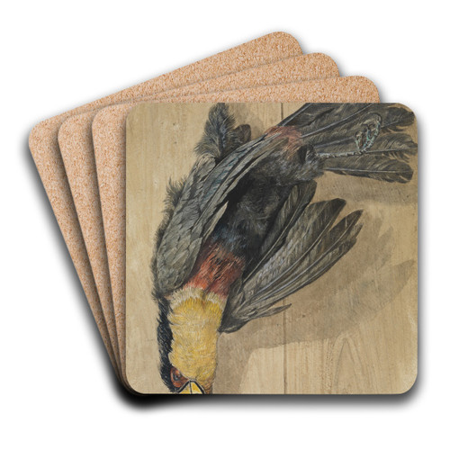 Studie eines toten Tukan-Vogels by Ferdinand Keller Art Drink Coaster set
