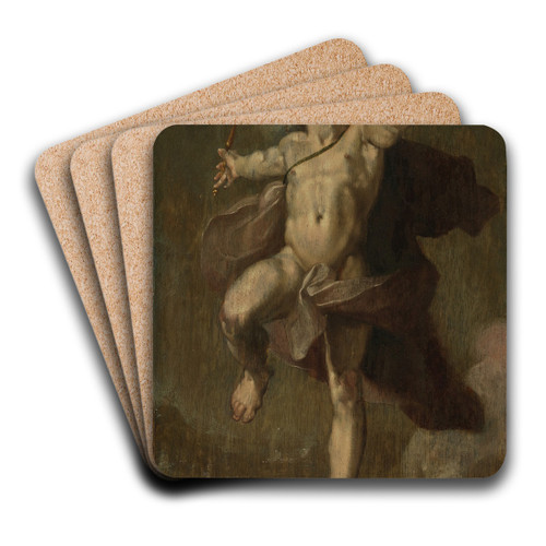 Apollo as Sol by Cornelis Cornelisz Van Haarlem Art Drink Coaster set