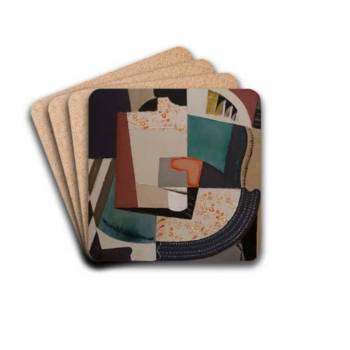 Femme Assise (Seated Woman) by Mara Blanchard Drink Coasters - set of 4