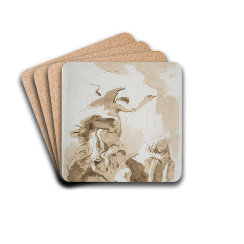 The Annunciation by Giovanni Battista Tiepolo Drink Coasters - set of 4