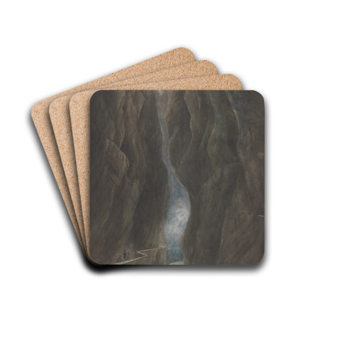 Pffeffen Bad, Switzerland by Isaac Weld Drink Coasters - set of 4 Pffeffen Bad, Switzerland by Isaac Weld Drink Coasters - set of 4