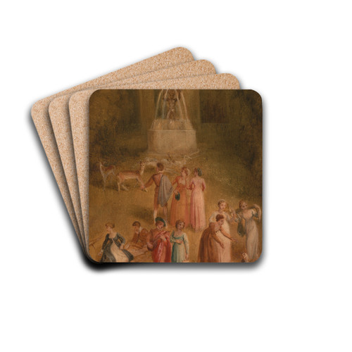 The Meadow by Thomas Stothard Drink Coasters - set of 4
