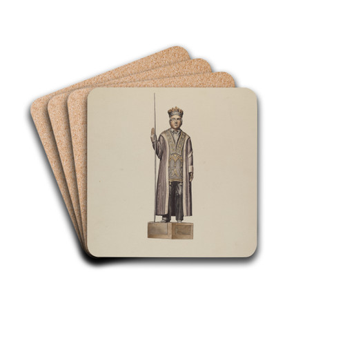 Commemorative Figure by Henry Murphy Drink Coasters - set of 4