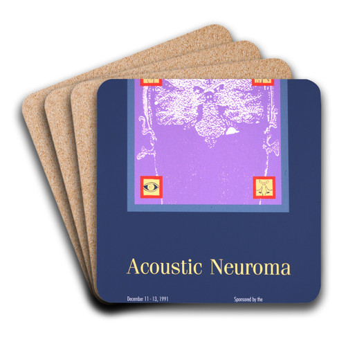 Acoustic neuroma by National Institutes of Health Art Drink Coaster set