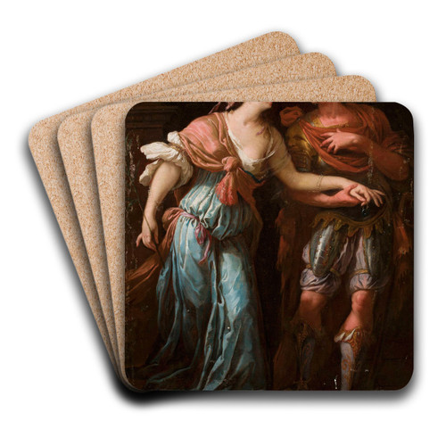 Venus and Mars by Franciszek Smuglewicz Art Drink Coaster set
