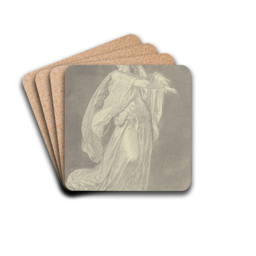 Lady Macbeth mit blutigen Hnden by Ferdinand Fellner Drink Coasters - set of 4