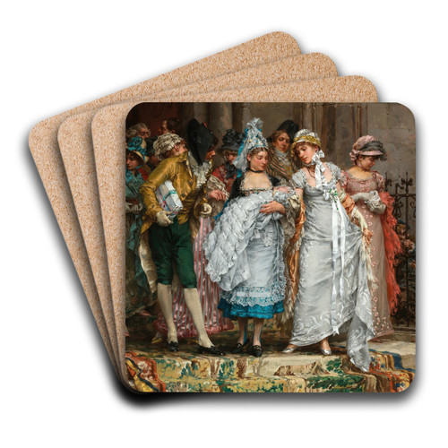 The Christening by Frederik Hendrik Kaemmerer Art Drink Coaster set The Christening by Frederik Hendrik Kaemmerer Art Drink Coaster set