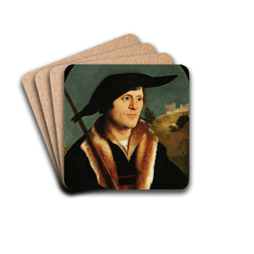 Pilgrim by Jan van Scorel Drink Coasters - set of 4