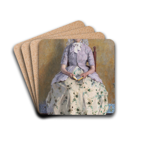 The Communicant by Gari Melchers Drink Coasters - set of 4
