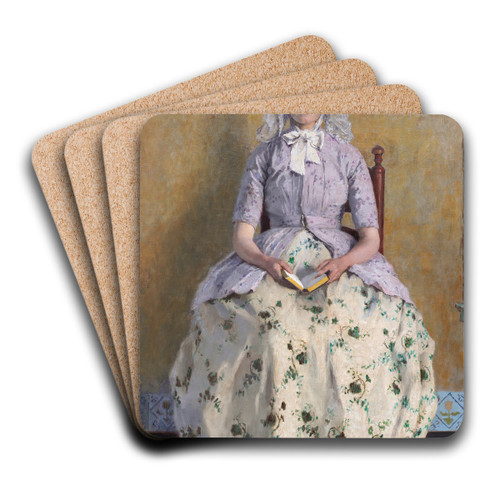 The Communicant by Gari Melchers Art Drink Coaster set