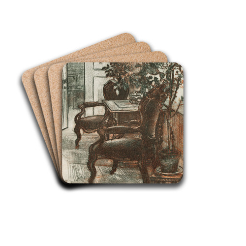 Interior Of Suviranta by Eero Jrnefelt Drink Coasters - set of 4